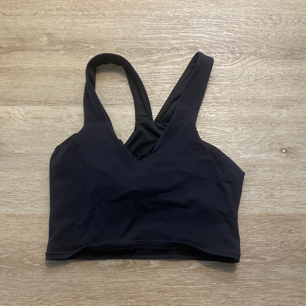 Alo xs black crop top